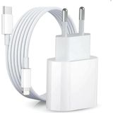 Pratik Ev Kablo, Eta-06 L 20W Gerçek Güç Pd Qc 4.0 Destekli Hızlı Şarj Adaptörü ve 1 Metre Type-C To Lightning Seti iPhone 11/12/13/14 Pro ve Pro Max ile Uyumlu - Çok Renkli