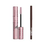 Pratik Ev Lasting Drama Automatic Liner Brown Sugar Göz Kalemi ve Lash Sensational Sky High Maskara Makyaj Seti