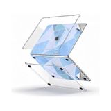Pratik Ev Macbook Pro M1-M2 Kılıf A2338 ile Uyumlu Koruyucu Sticker Laptop Kaplama MARBLE14 Gri - Çok Renkli