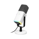 Pratik Ev Podcast ve Oyun Için USB Xlr Dinamik Mikrofon, Ps4/5 ve Mac Uyumlu, Sessiz Düğmeli - Renkli