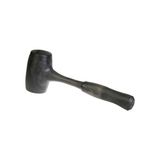 Pratik Ev Siyah 60 Tokmak, Geleneksel Ağaç Işleme Tokmağı, Ahşap El Aleti - 10 cm - Çok Renkli