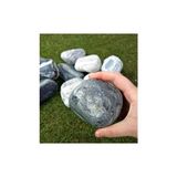 Pratik Ev Siyah Beyaz Çizgili Dolomit Dere ve Bahçe Taşı 10 Kg, 6-10 cm - 10 x 10 cm - Çok Renkli