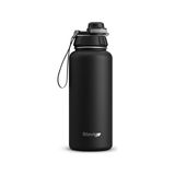 Pratik Ev ST-210 Içecek Mataraları 1 Hand Leak-Proof Sızdırmaz Çelik Termos 1000 ml Black - Çok Renkli
