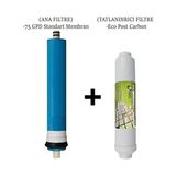 Pratik Ev Su Arıtma Cihazları Için Membran Filtre ve Tatlandırıcı Karbon - Çok Renkli