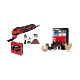 Pratik Ev Te-Mg 350 Eq, Raspalama Makinesi + Einhell Raspalama Seti 6 Parça - Çok Renkli