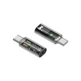 Pratik Ev Type-C - 3.5 mm Dac Kulaklık Dönüştürücü, iPhone 15 ve Type-C Telefonlarla Uyumlu, Otgax - Çok Renkli