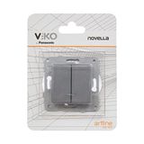 Pratik Ev Viko Novella Trenda Füme, Kapak Çabuk Bağlantı, Mekanizma + Düğme, Işık Komütatör - Çok Renkli