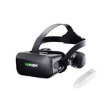 Pratik Ev Vrpark J20 3.5 mm Kulaklıklı 3D Sanal Gerçeklik Gözlüğü+ Vr Kablosuz Bluetooth KUMANDA-AL4752 - Çok Renkli