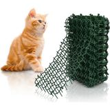 Pratik Ev Weber Kedi Kovucu Mat, Plastik, 10 Adet, Toplam 250 Cm, Bahçe ve Iç Mekan Kullanımı Beyaz (Yeşil) - Çok Renkli