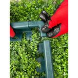 Pratik Garden Envaplas Strong Düz Yeşil Çim Ayırıcı Köşe Aparatı 5 Adet