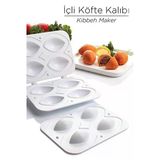 Pratik Içli Köfte Kalıbı Içli Köfte Aparatı Köfte Kalıbı 4 Bölmeli Içli Köfte Kalıbı - Bas-Çıkar Pla