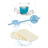 Pratik Kapaklı 18 Bölmeli Elmas Şekil Buz Kalıbı Diamond Ice Elmas Buz Kalıbı