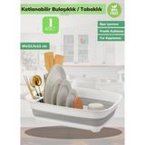 Pratik Katlanabilir Tabaklık Katlanır Tabaklık Silikon Bulaşıklık Bpa Free