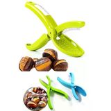 Pratik Kestane Çizici Plastik Kestane Çizme Makası Metal Kesicili Makas Beyaz