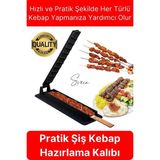 Pratik Kolay Hızlı Adana Urfa Şiş Kebap Yapma Kalıbı Kebapmatik Makinesi Et Hazırlama Aparatı Kutusu