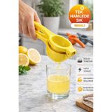 Pratik Limon Sıkacağı Manuel Narenciye Sıkacak El Tipi Kolay Kullanım Dayanıklı Pres RENKLİ CNS-M-434