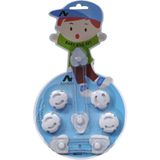 Pratik Mağazam Baby 3lü Set Koruyucu Priz Kapatıcı Çocuk Bebek Çekmece Dolap Beyaz Eşya Güvenlik Kilidi