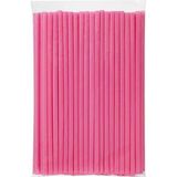 Pratik Mağazam Plastik Frozen Pipet Pembe 100'lü