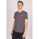 Pratik Medikal Gri Paramedik V Yaka Tişört Unisex - XL