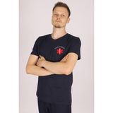 Pratik Medikal Lacivert Paramedik V Yaka Tişört Unisex - 2XL