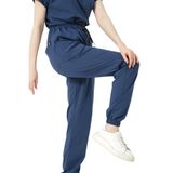 Pratik Medikal Likralı Jogger Paça Doktor Hemşire Forması Tek Alt Unisex, Fırtına Mavi, S