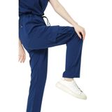 Pratik Medikal Likralı Kargo Cep Doktor Hemşire Forması Tek Alt Unisex, Saks Mavi, L
