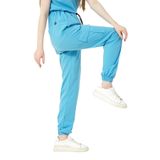 Pratik Medikal Likralı Kargo Cep Jogger Paça Doktor Hemşire Forması Tek Alt Unisex, Bebe Mavi, S