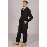 Pratik Medikal Siyah Işçi Tulumu Balıkçı Çiftçi Bahçıvan Kuaför Laboratuvar Sıvı Geçirmez Terletmez Kumaş Unisex - XL