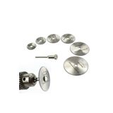 Pratik Mini Dairesel Testere Bıçağı 7 Li Set Döner Dremel Ahşap, Plastik, Laminat Ve Alüminyum