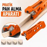 Pratik Pah Alma Aparatı, Ahşap Kenar Pahlama Aleti | Ayarlanabilir Bıçak, Ahşap İçin Uygun, Çift Taraflı Kullanım, Dayanıklı , Hassas Kesim