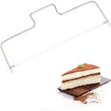 Pratik Pandispanya Kek Pasta Kesme Testeresi | Pasta Kek Kesme ve Dilimleme Aparatı Teli - Gümüş