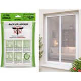 Pratik Sineklik Hazır Tül Sineklik Çift Kanat 150 cm x 125 Cm, Kapı ve Pencere Uyumlu Pimapen I� - 150 x 125 cm - Renkli