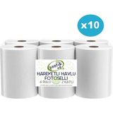 Pratik Soft Pratiksoft 10 Koli 21CM Fotoselli Hareketli Kağıt Havlu 60 Rulo