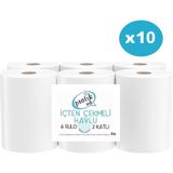 Pratik Soft Pratiksoft 10 Koli Içten Çekmeli Kağıt Havlu 60 Rulo