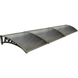 Pratik Sundurma Kapı Pencere Üstü 100X360 cm Bronz 6 mm Levhalı - Dikdörtgen