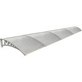 Pratik Sundurma Kapı Pencere Üstü 100X480 cm Gri 6 mm Levhalı