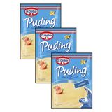Pratik Tatlı Setleri, 3 Adet Vanilya Puding - 120 gr