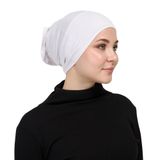 Pratik Tesettür Boru Bone, Beyaz, Standart