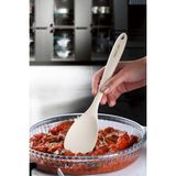 Pratik ve Dayanıklı Silikon Derin Spatula, Mutfakta Kolay Kullanım - Ahşap - Bej - Seçenek 1
