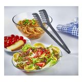 Pratik Yanmaz Yapışmaz Yüksek Isıya Dayanıklı Sert Plastik Makarna ve Salata Servis Maşası