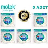 Pratik Yedek Püskül Mop Fix, Comfort ve Trent Modellerine Uyumlu, 5'li Set - Ahşap - Seçenek 1