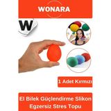Pratik Yüksek Kalite El Bilek Çalıştırma Güçlendirme Fizik Tedavi Slikon Egzersiz Stres Topu