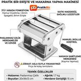 Pratikbir Erişte/makarna Yapma/kesme Makinesi