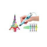 PRATİKLİFE Dijital Ekranlı 3D Kalem Çocuklar İçin - 3 Boyutlu Çizim ve Baskı Hobi Eğitici Oyuncak Seti