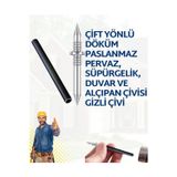 pratikmen Çift Yönlü Döküm Paslanmaz Pervaz, Duvar Ve Alçıpan Çivisi 250'li