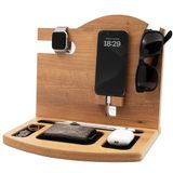 pratikoutdoor Düzenleyici Organizer, Ahşap Masaüstü Çok Amaçlı Organizer