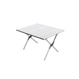 Pratikoutdoor Katlanabilir Alüminyum Kamp Ve Piknik Masası, Omuz Askılı Taşıma Çantasıyla L , Gümüş