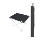 Pratikoutdoor Katlanabilir Kumaş Kamp Ve Piknik Masası - Siyah - Geniş Model - Çantalı