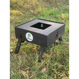 pratikoutdoor Katlanır Ayaklı Ateş Çukuru & Şömine - Kare
