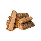 Pratikoutdoor Yarılmış - 1. Sınıf Doğal Meşe Odunu – %100 Katkısız, Yüksek Kalorili Şömine, Soba ve Mangal Odunu - Ahşap - 25 kg